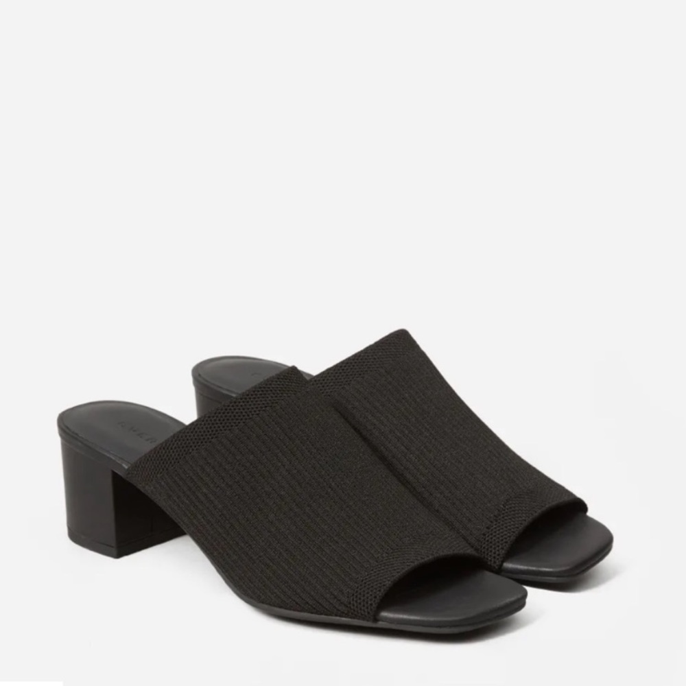 Everlane The Glove Mule in Reknit Black size 7